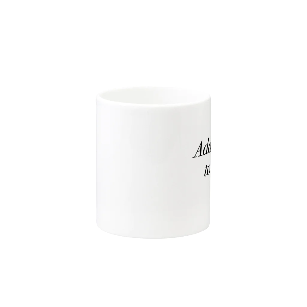 Flower-bellのADDICTED TO LOVE Mug :other side of the handle