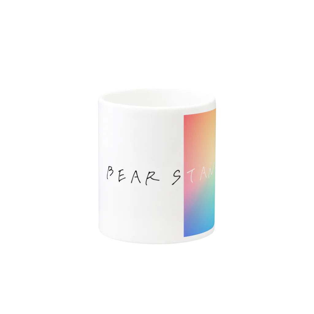 氷宮ナルミOfficial　ｰRXｰリアクロのBEAR STANCE　白 Mug :other side of the handle