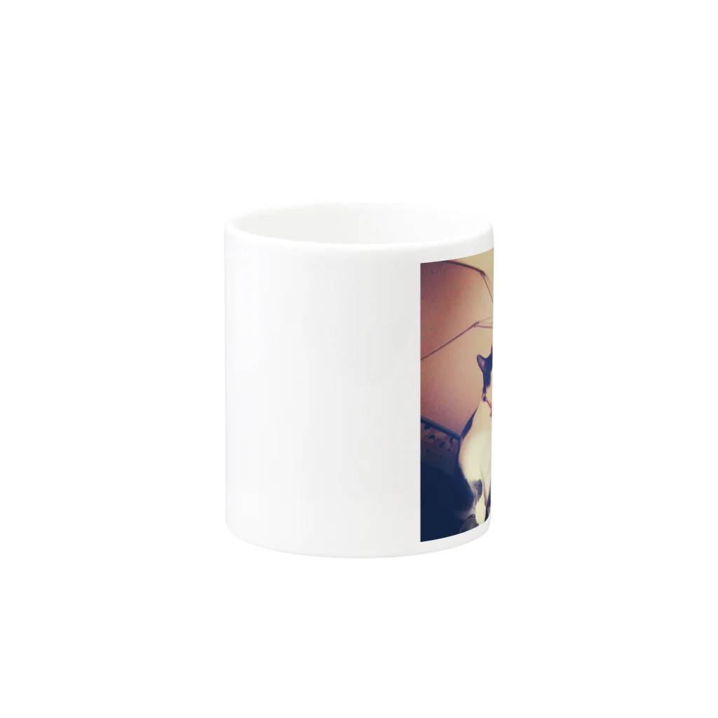 おつむのうずらアンブレラ Mug :other side of the handle