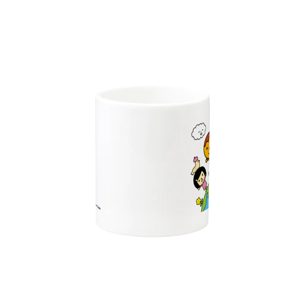 たこるくん募金のたこるくん募金マグカップ Mug :other side of the handle