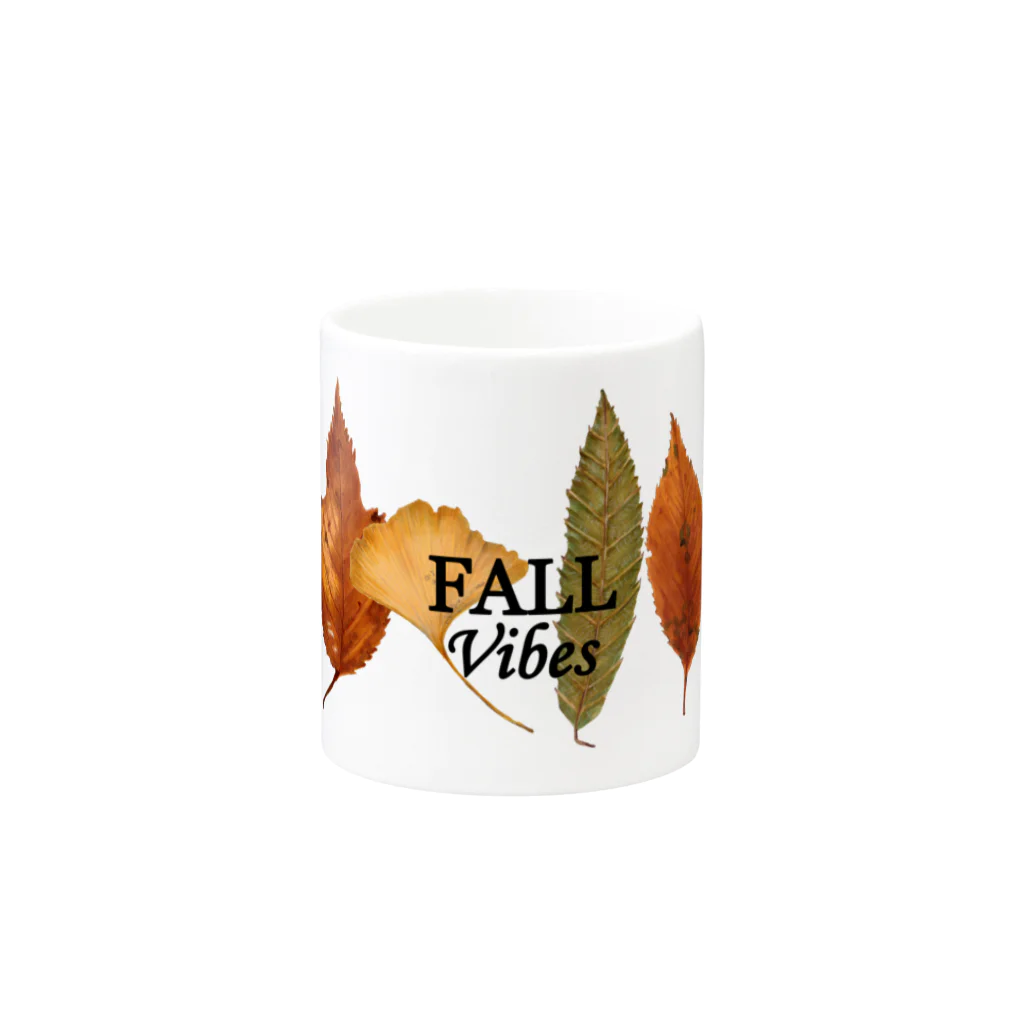 Jennya/イラストのFall Vibes 2🍁 Mug :other side of the handle