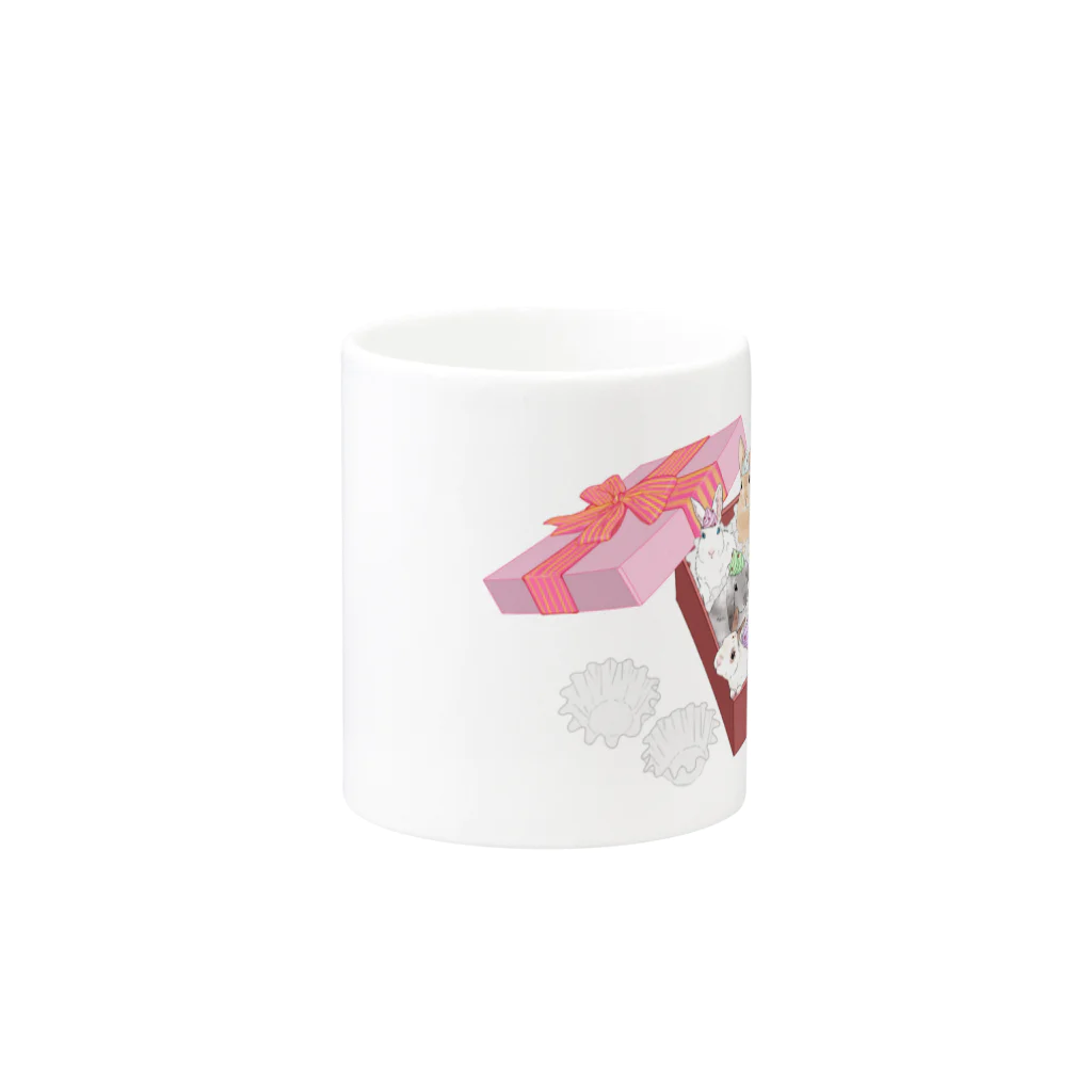 むぎのウサ菓子ボックスvol1 Mug :other side of the handle