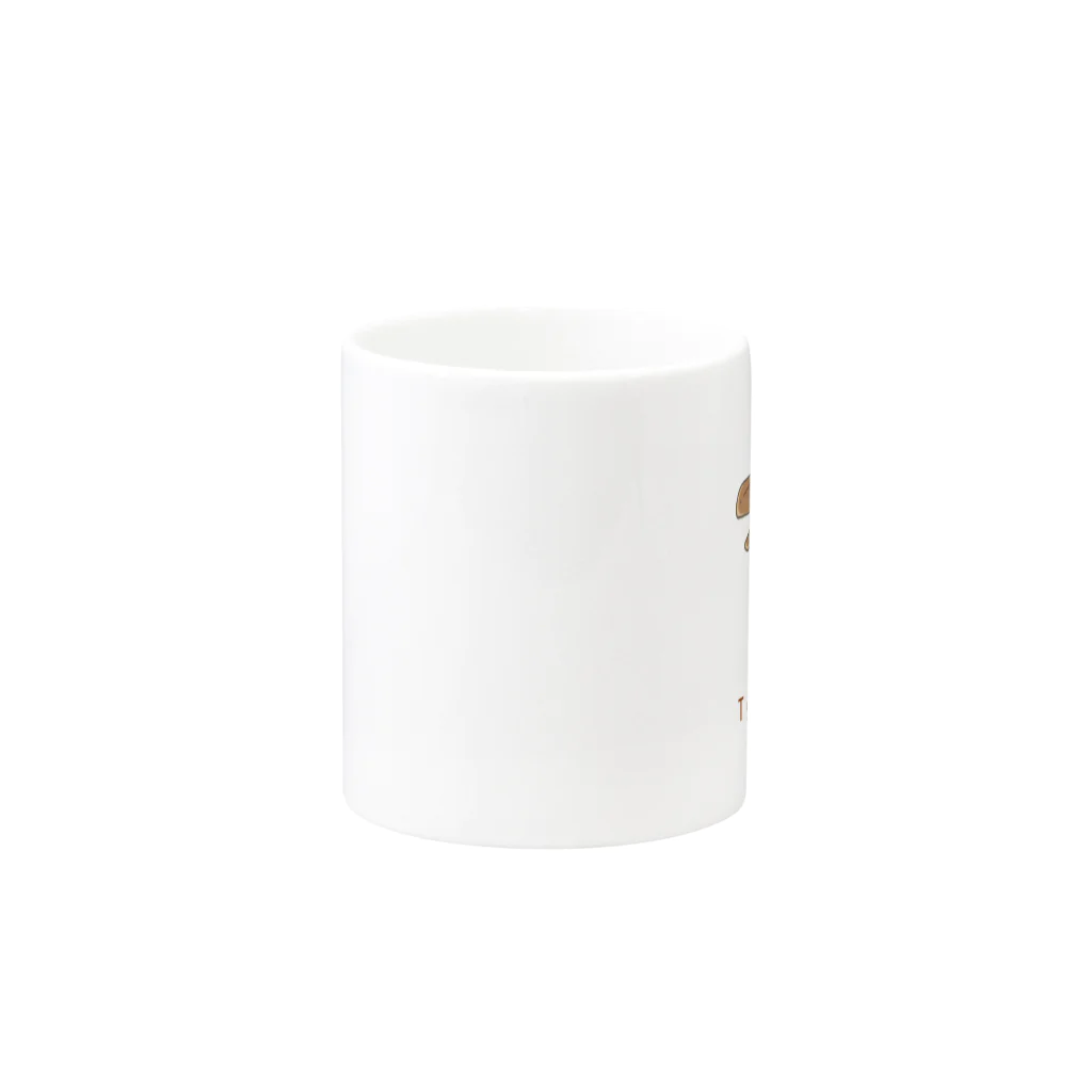 濃口ショウユのティラノサウルス🦖 Mug :other side of the handle