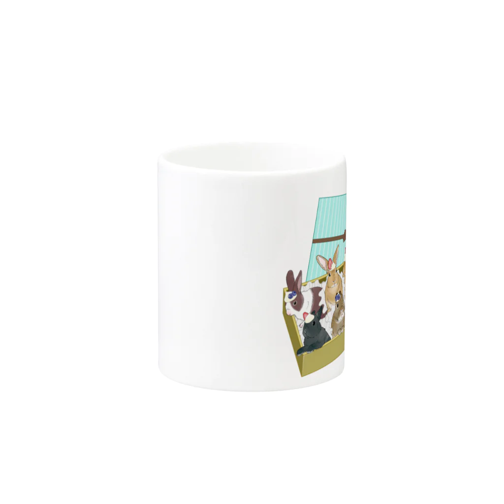 むぎのウサ菓子ボックスvol2 Mug :other side of the handle