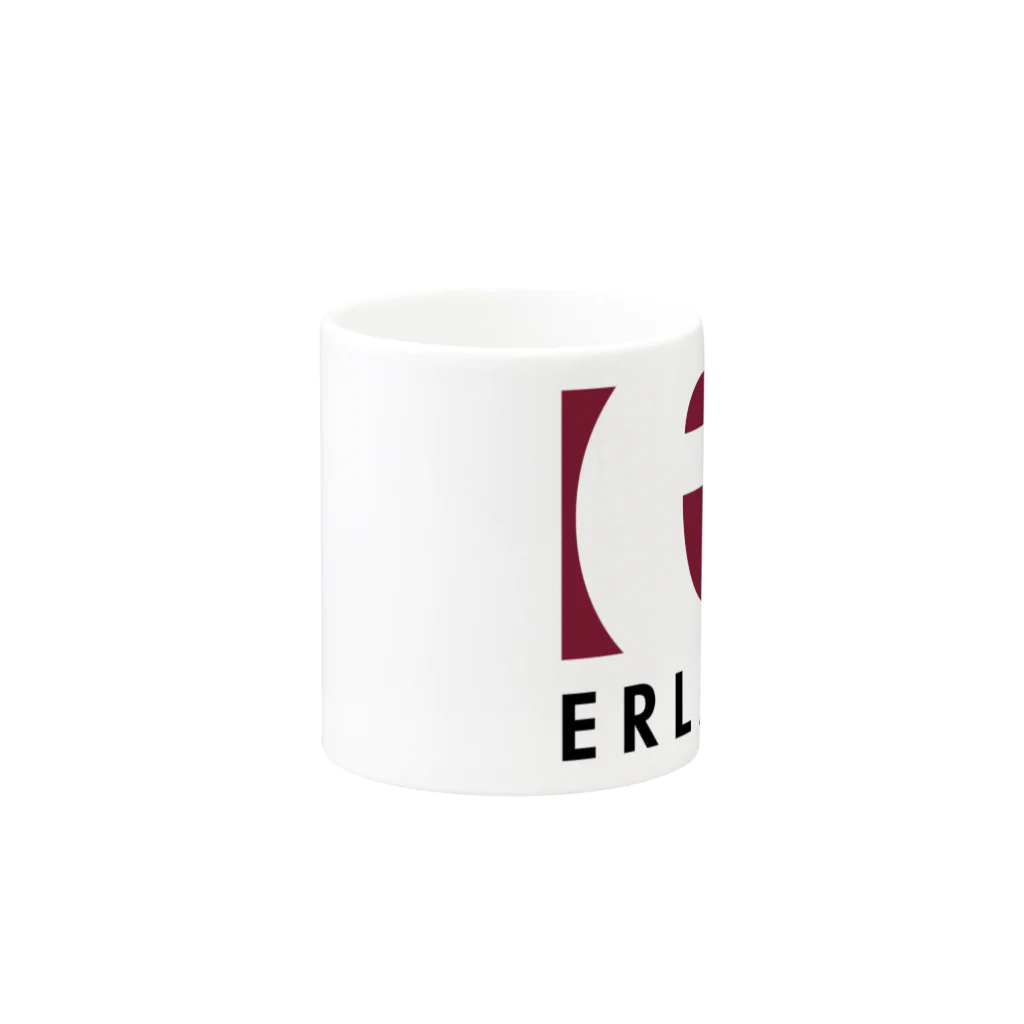 Erlang and Elixir shop by KRPEOのErlang logo Mug :other side of the handle