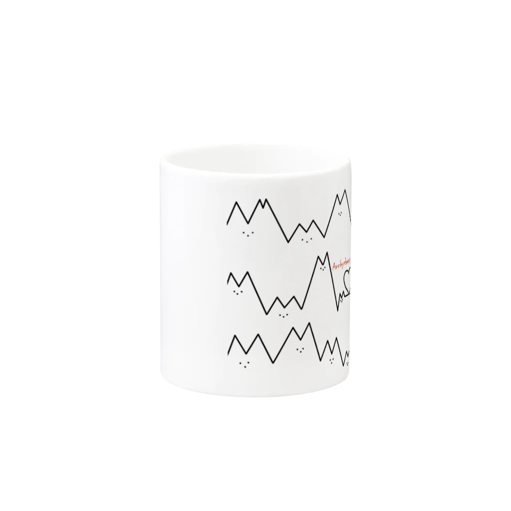 with_puyoの不整脈の原因 Mug :other side of the handle
