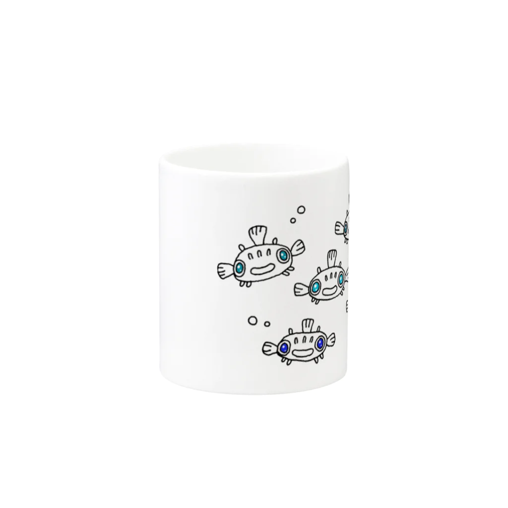 栗坊屋のKawaii  Mug :other side of the handle