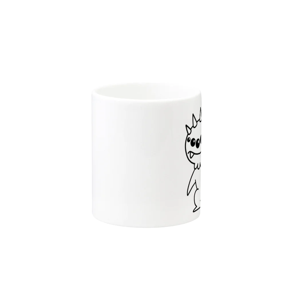 モグモグコウボウの怪獣パドラス Mug :other side of the handle