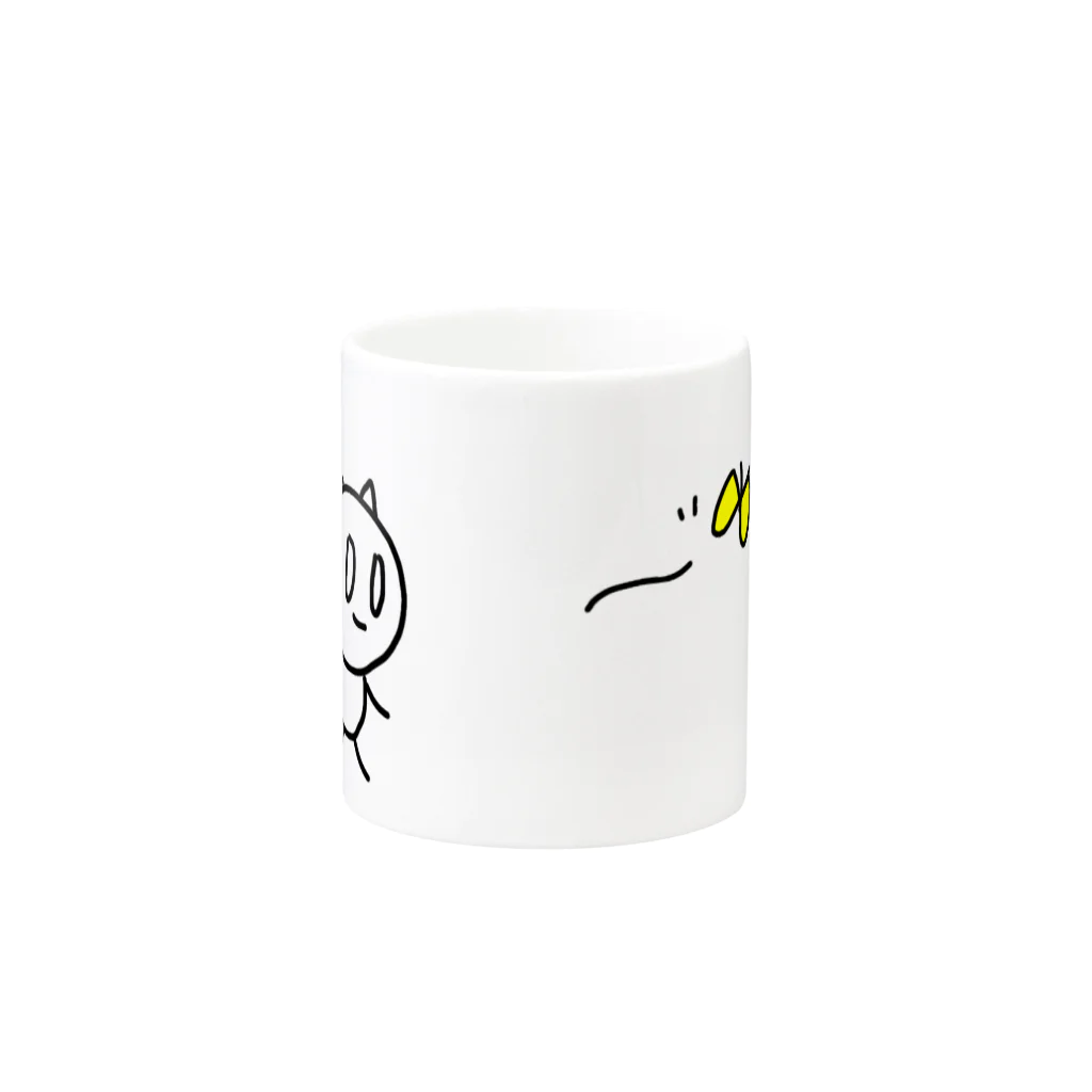 ねむねこのお散歩ねむねこ＆ピコまる Mug :other side of the handle