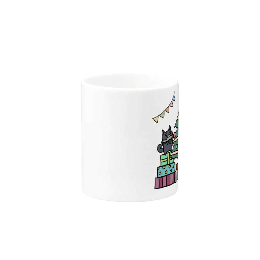 INOIZの【冬季限定】いぬいずのクリスマス Mug :other side of the handle