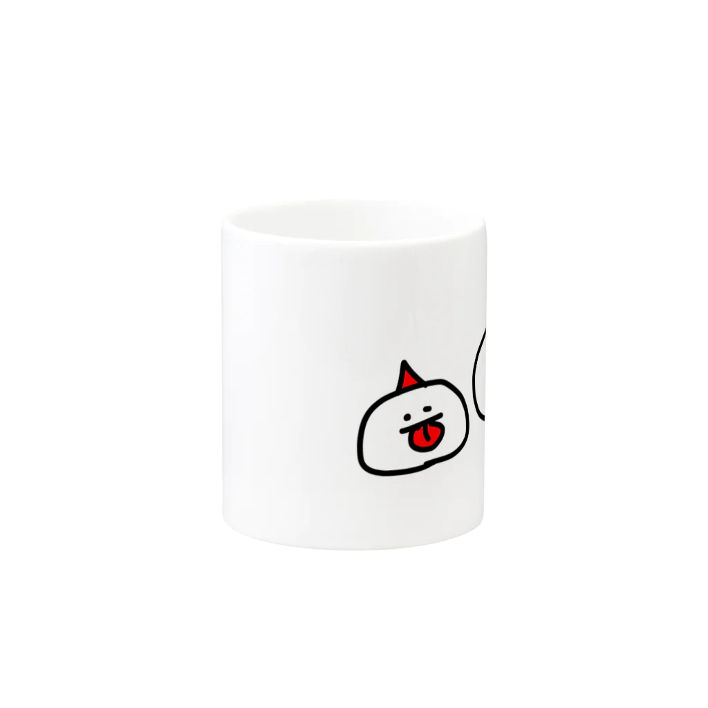 さりンコンのちびことさりンコンなかよしマグカップ Mug :other side of the handle