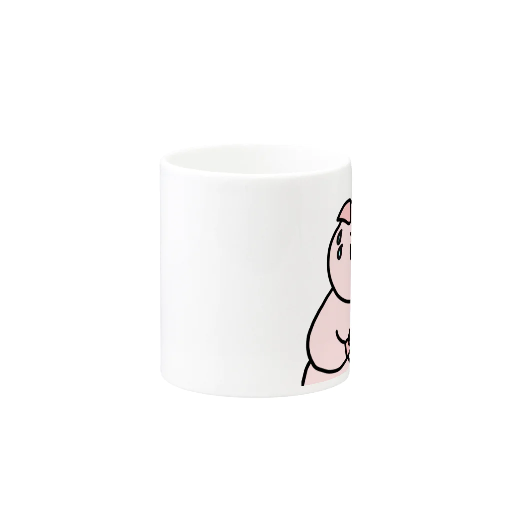 ＋Whimsyの豚キムチ Mug :other side of the handle