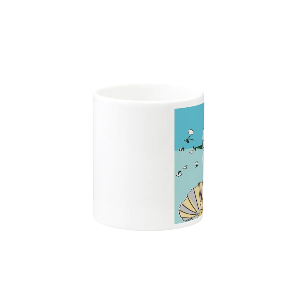 hikari_yamaguchiのBirth of Venus Mug :other side of the handle