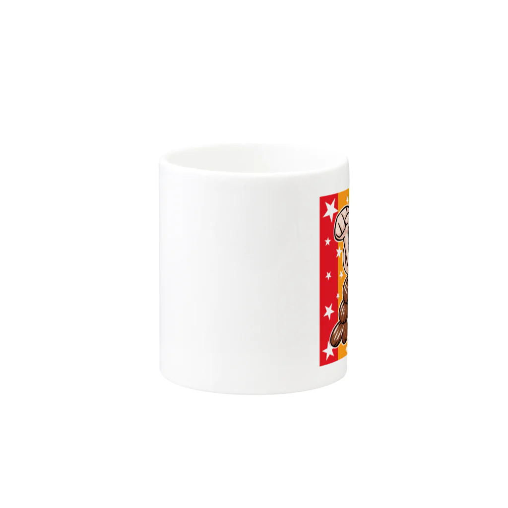 堀越ヨッシーのお店（SUZURI支店）の森邦子(PRIDE 2022) Mug :other side of the handle