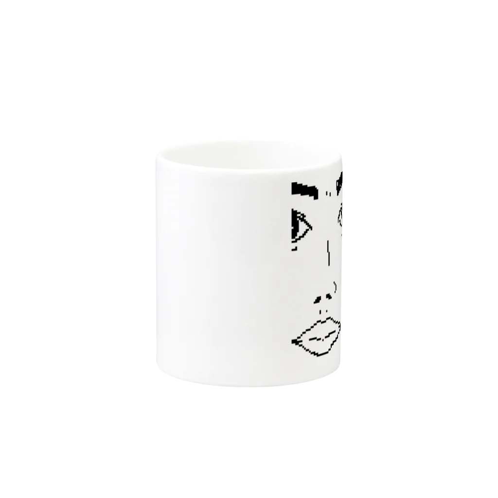 ビブリオマニアの顔 Mug :other side of the handle