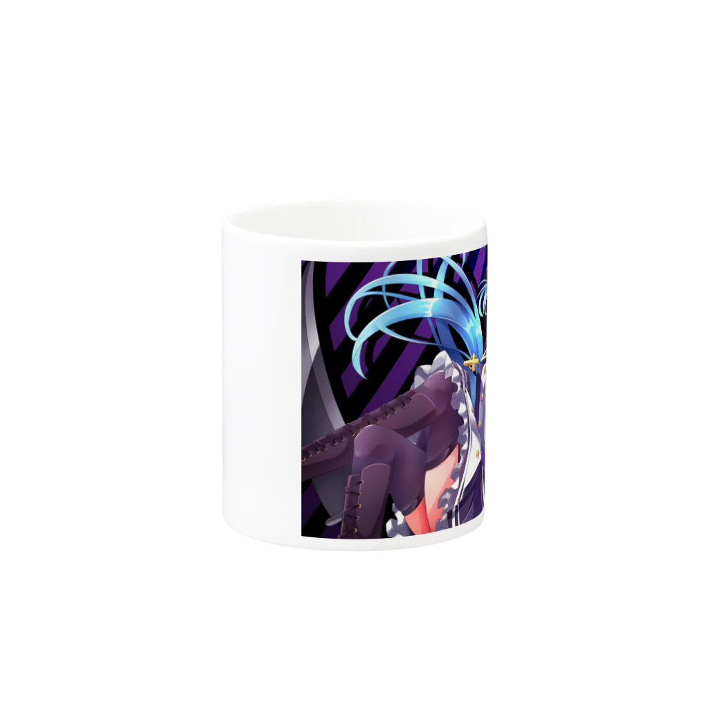 ねうねうランドのルスト・メーリア 死神の花バージョン Mug :other side of the handle