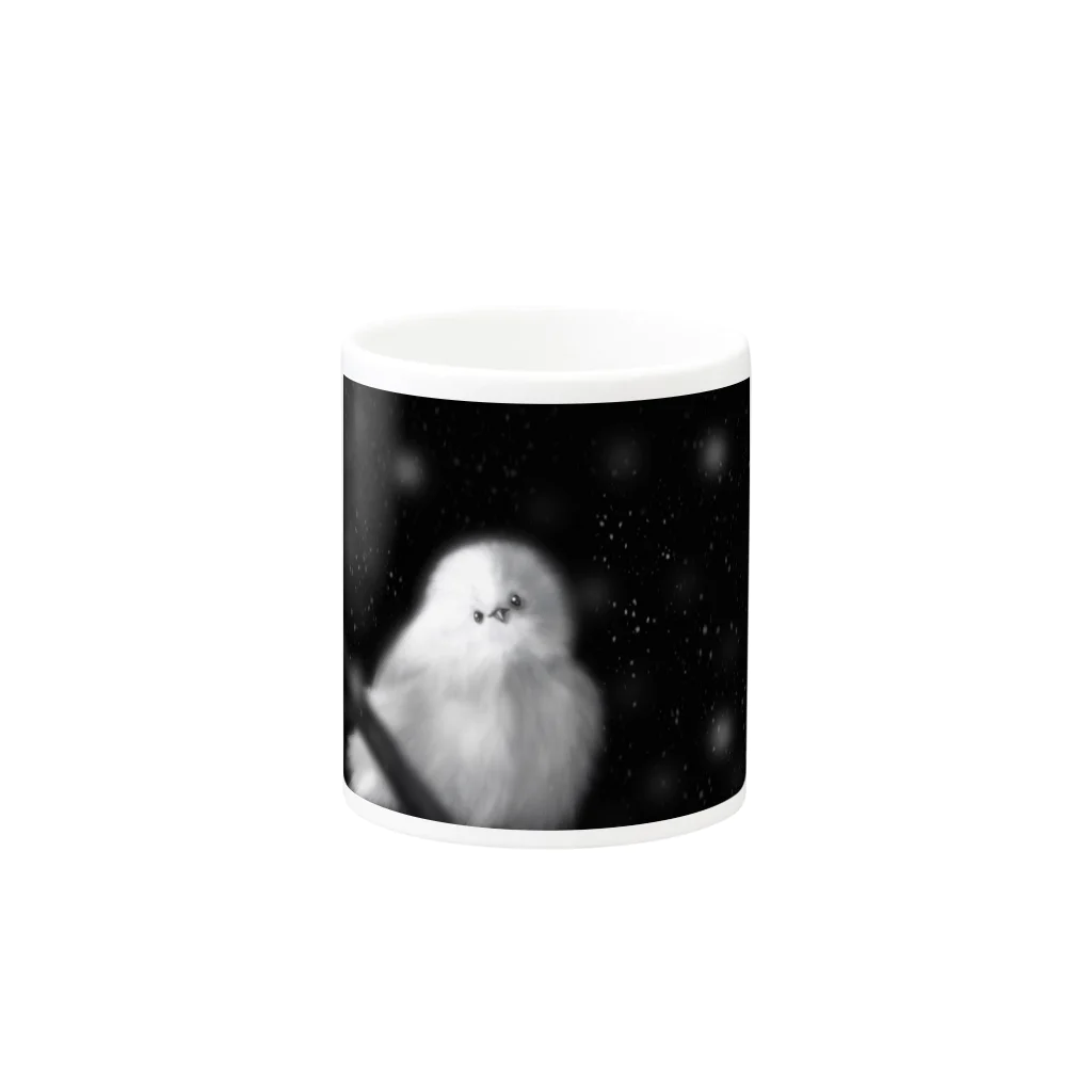 dejavu artsのa snow bird Mug :other side of the handle
