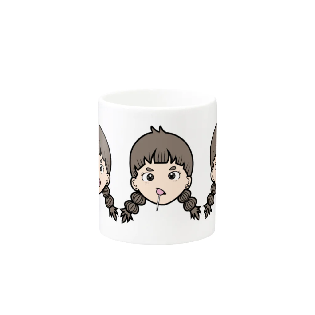 AY/girlのマロちゃんズ Mug :other side of the handle