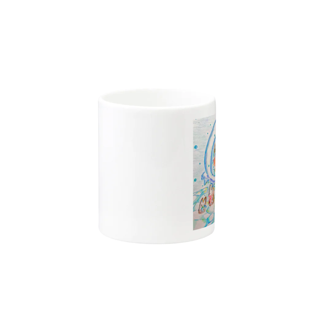 さくらもちの花と雪のファンタジー Mug :other side of the handle