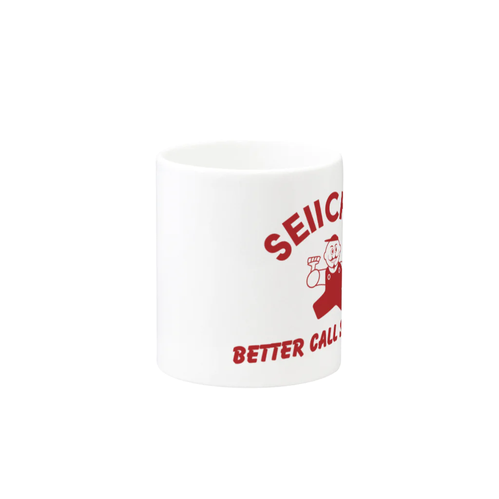 SSS(Seiichi's Souvenir Services)のBETTER TO CALL Mug :other side of the handle