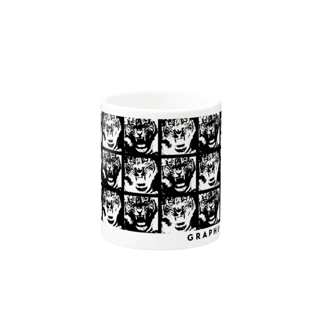 GRAPHIC × RECORDSのTalk about YOU!　マグカップ Mug :other side of the handle