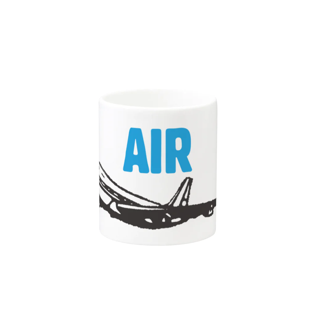 TamaLuckDesignの"AIR"  マグカップの取っ手の反対面