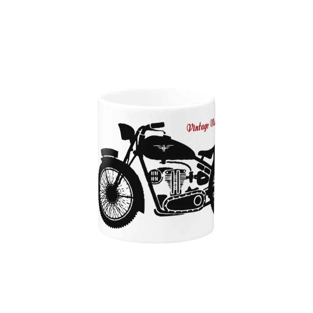 JOKERS FACTORYのVINTAGE MOTORCYCLE CLUB マグカップの取っ手の反対面