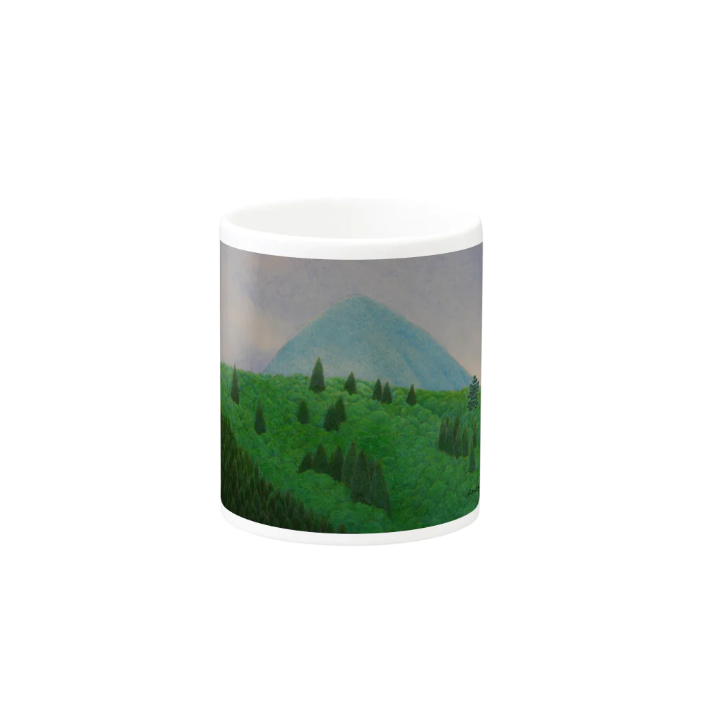 コウエツの戸神山 Mug :other side of the handle