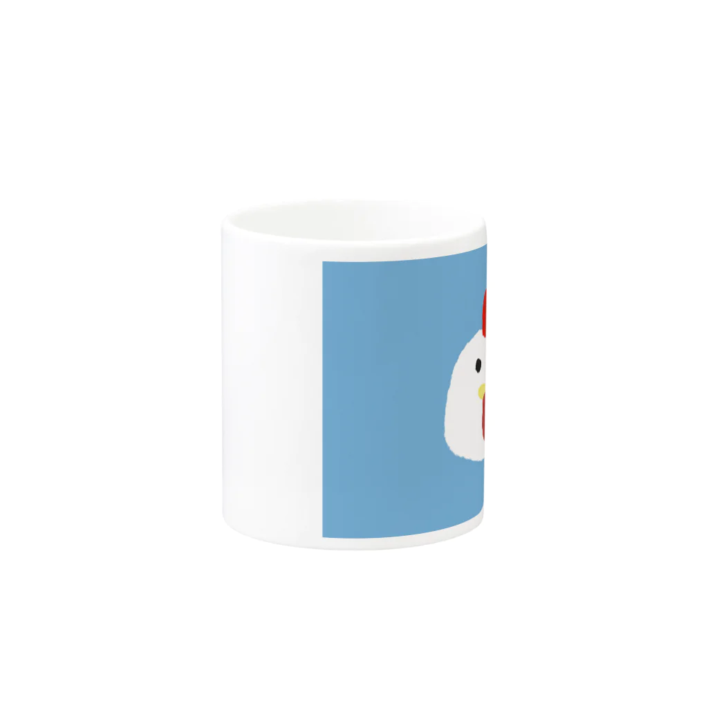 omabloのニワトリグッズ Mug :other side of the handle