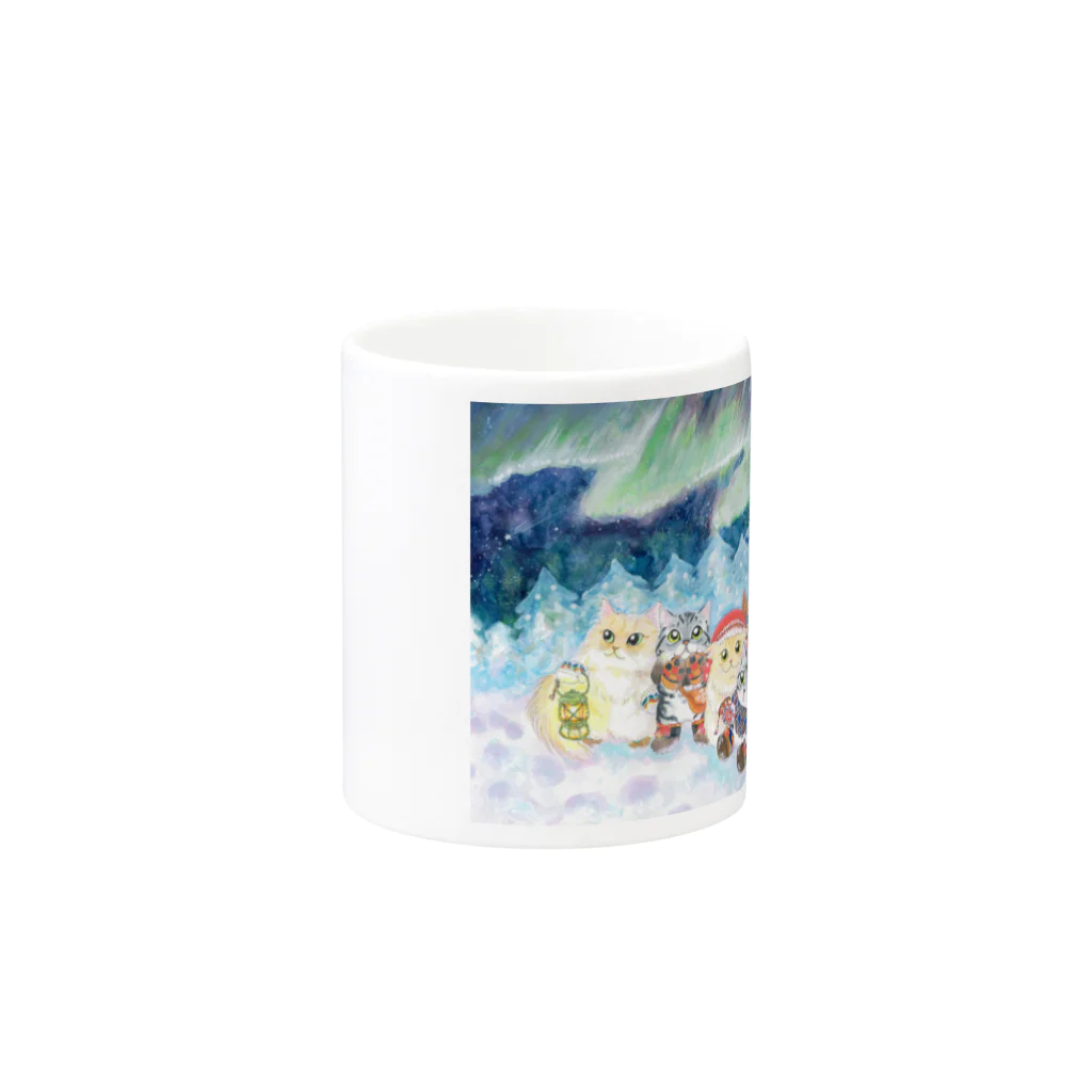 YOKO KOBAYASHIのニャンズ旅行記🇫🇮フィンランド Mug :other side of the handle