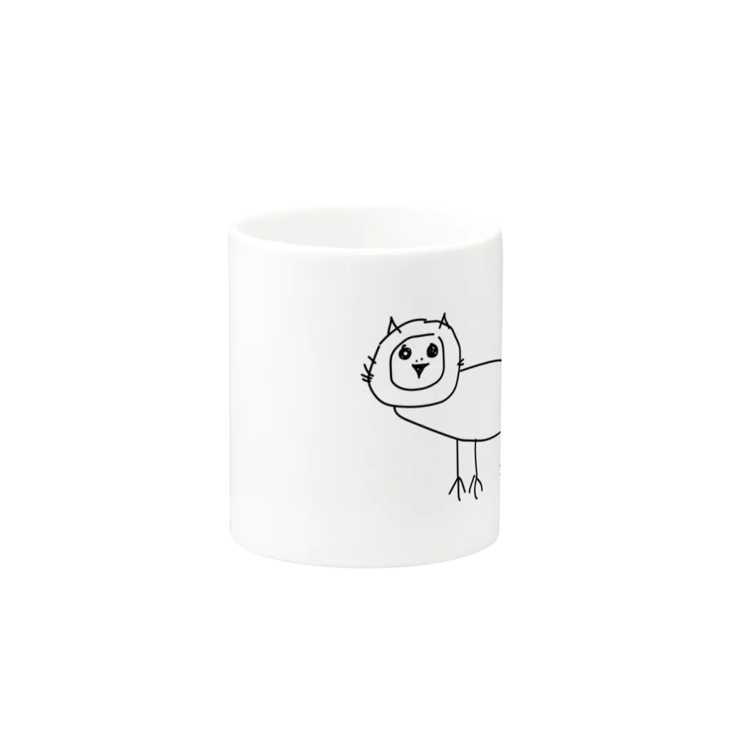 purikawaのフルカワフクロウ Mug :other side of the handle