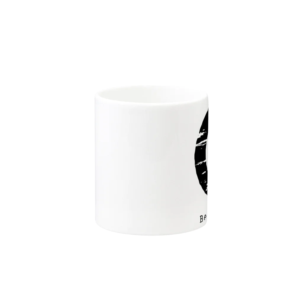 noisie_jpの【G】イニシャル × Be a noise. Mug :other side of the handle