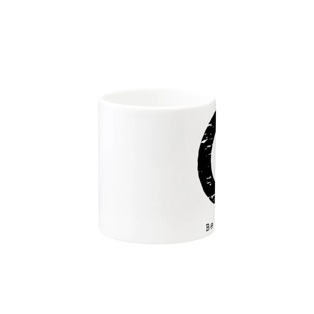 noisie_jpの【Q】イニシャル × Be a noise. Mug :other side of the handle