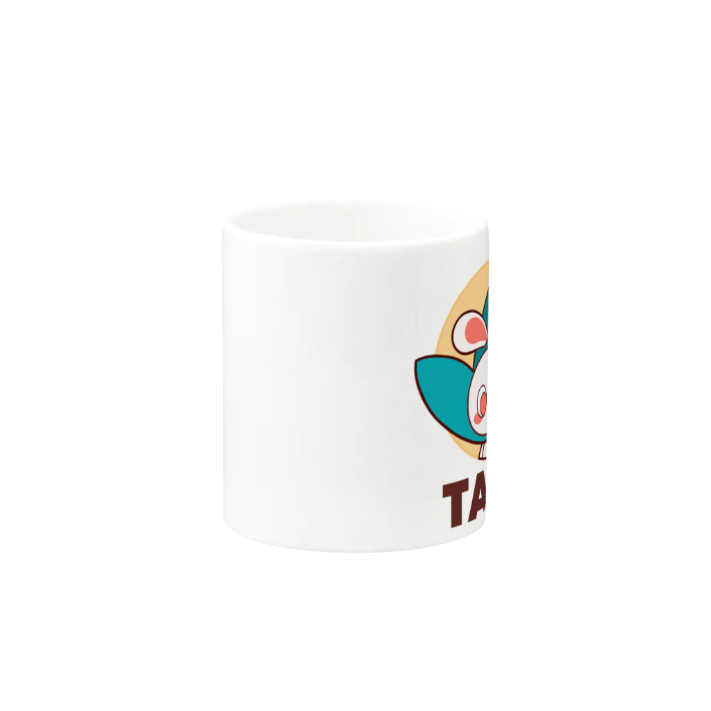 レタ(LETA)のぽっぷらうさぎ(TAKE) Mug :other side of the handle
