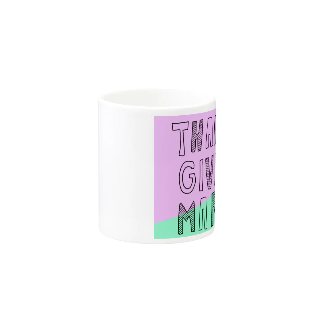 dearCricketの初ワンマンライブ『THANKS GIVING MARCH』 Mug :other side of the handle