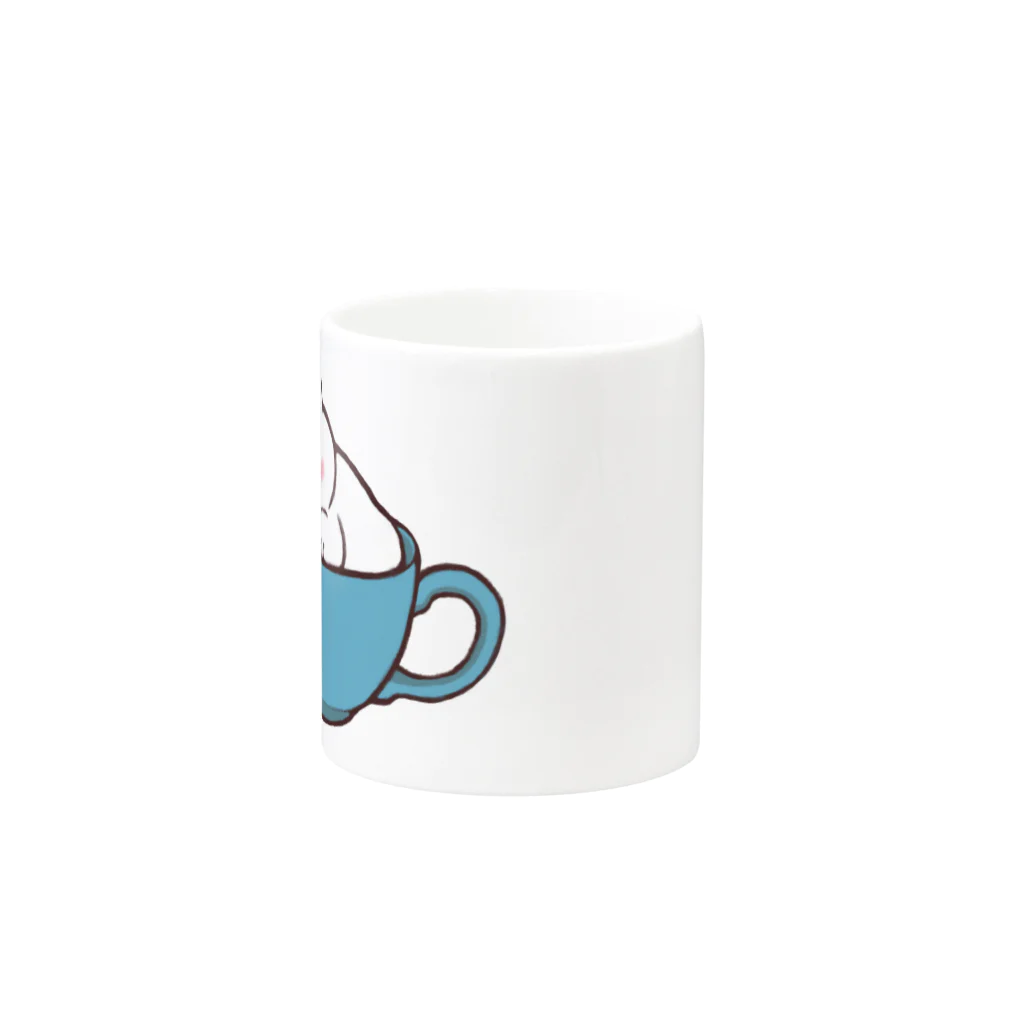 ふわにゃんshopのすやすや(雑貨) Mug :other side of the handle