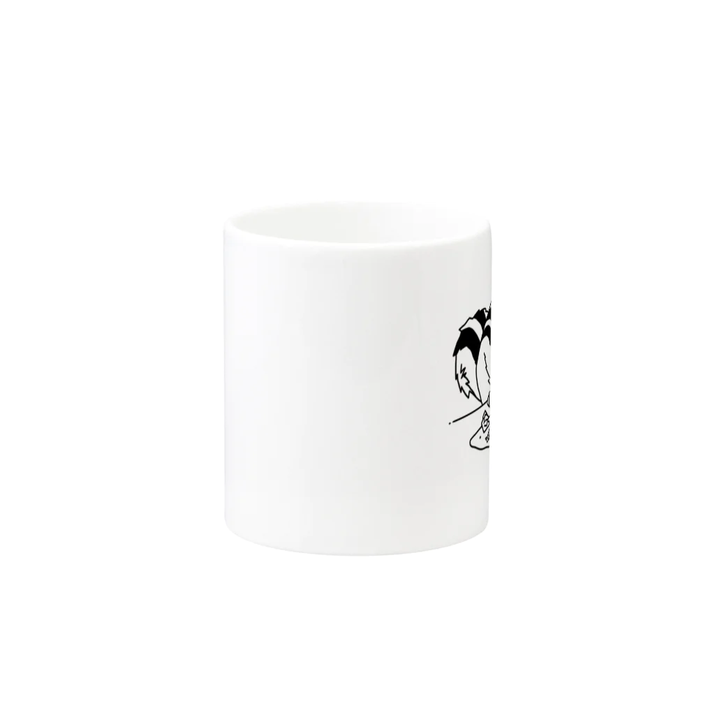 ichomaeの飲み会でがっつくリス Mug :other side of the handle