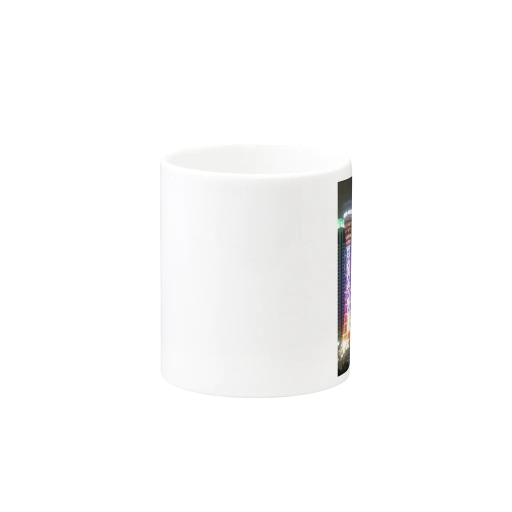 OliveGardenのポートタワーの夜景 Mug :other side of the handle
