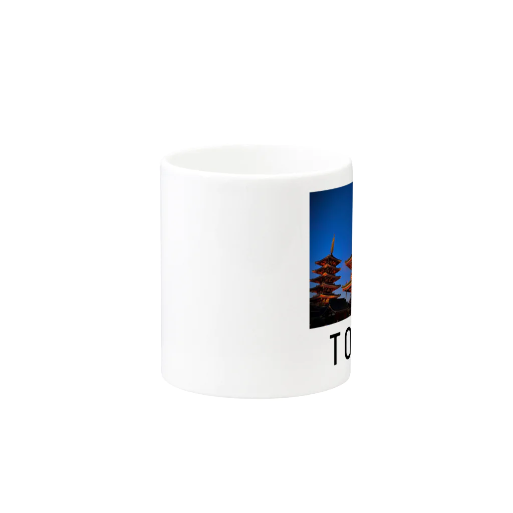 GrapeのTOKYO Mug :other side of the handle