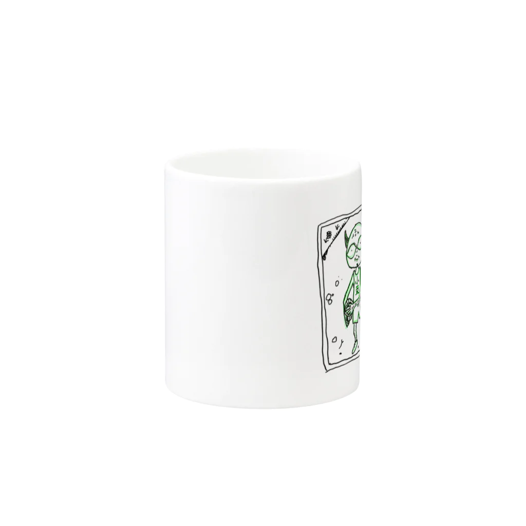 カカトコリバイバルのあずきあらい Mug :other side of the handle