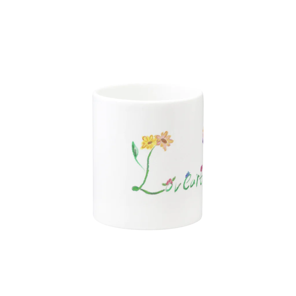 Lovearth🌍🌷の“LovEarth” Mug :other side of the handle