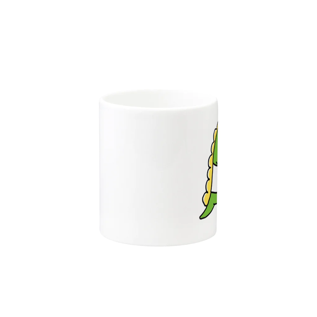 むびおしょっぷのむびおマグカップ(横向き) Mug :other side of the handle