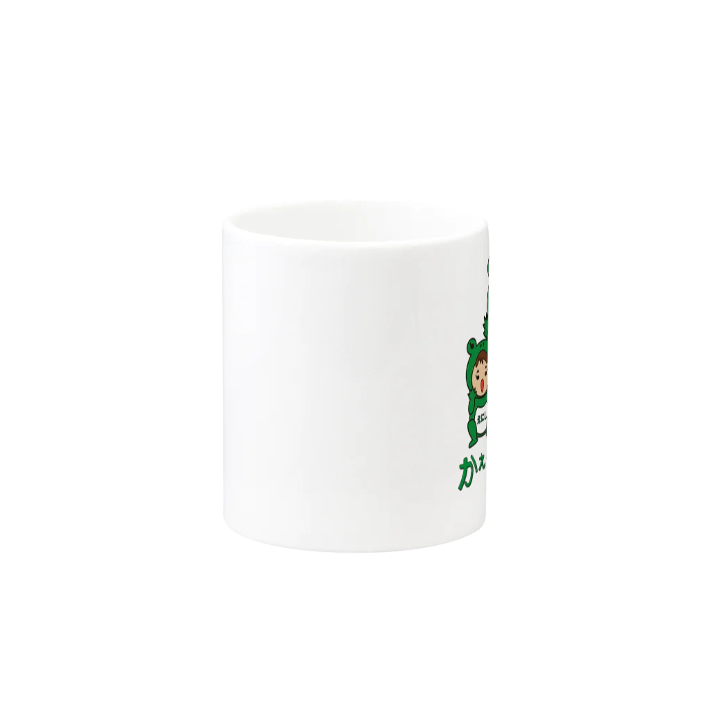 かえるのコはカエルCH☆堂本舗のオリジナル☆ロゴグッズ Mug :other side of the handle