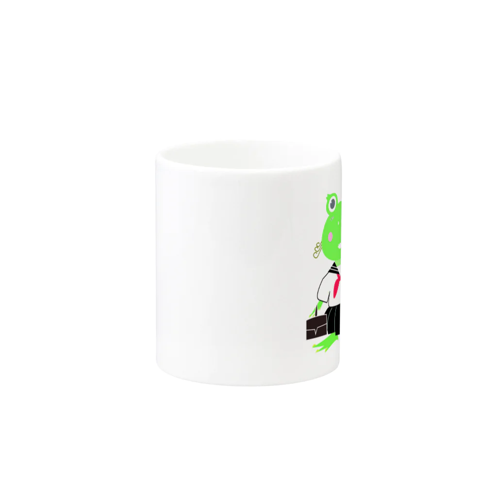 カエルキャラの店の4649！サッチ＆レイナ Mug :other side of the handle