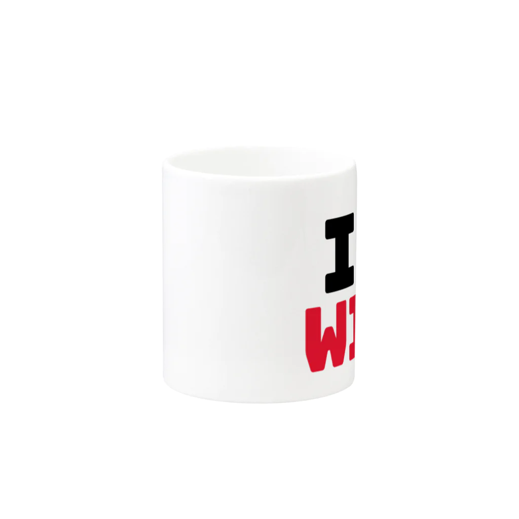 そんな奥さんおらんやろのI am WIFEシリーズ (そんな奥さんおらんやろ) Mug :other side of the handle