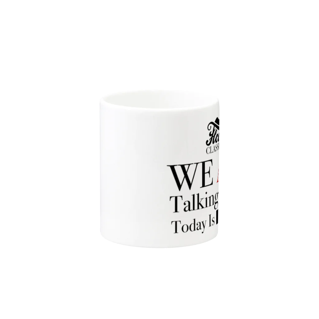 THCOT CLASSICS オカラジグッズ STOREのTalking about TC-032 Mug :other side of the handle
