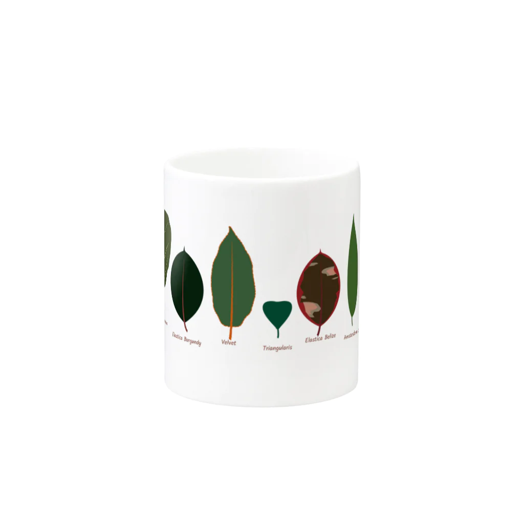 babigon shop on the earth のFicus　collection　perfect　ver. Mug :other side of the handle