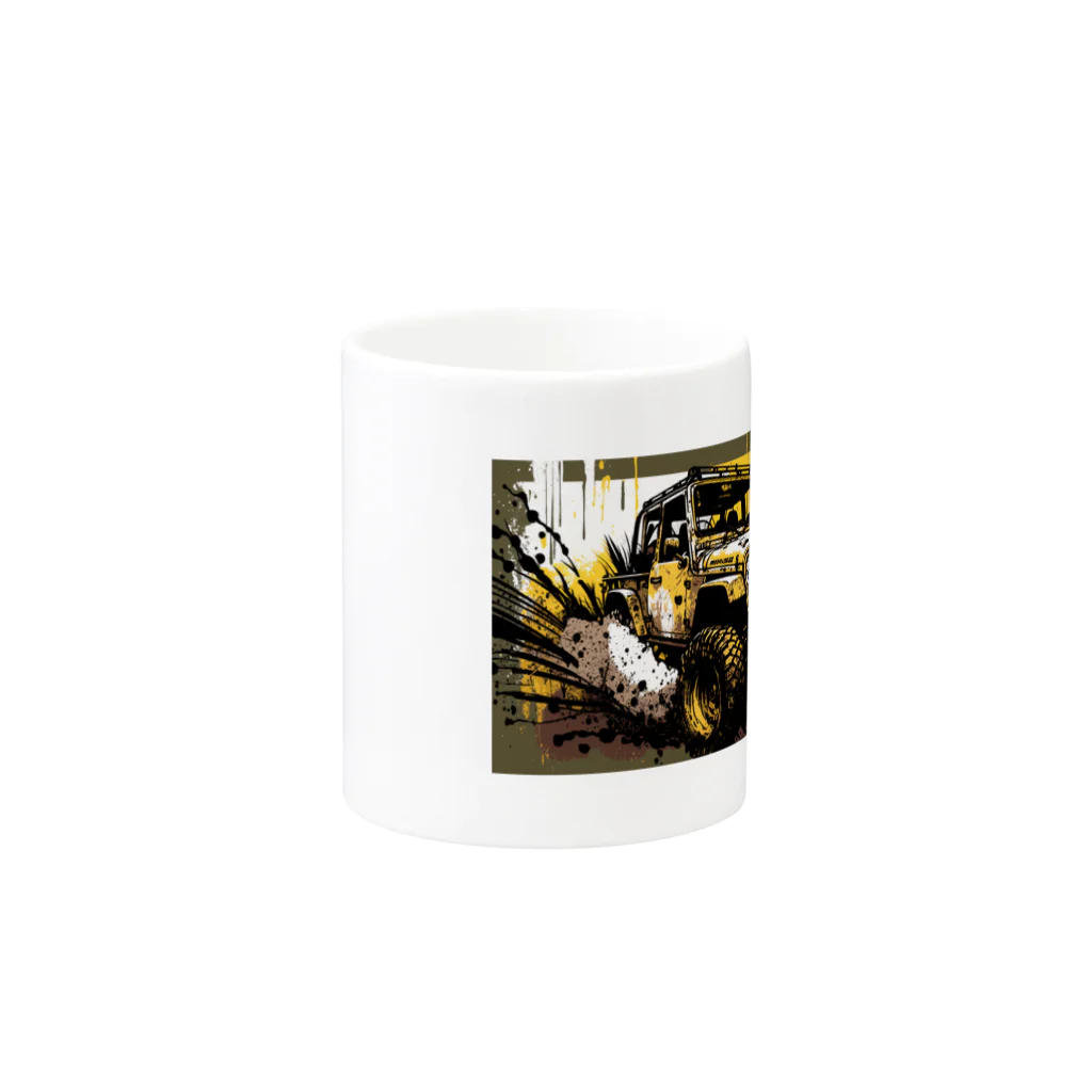 AI車屋のjeep lover #2 Mug :other side of the handle