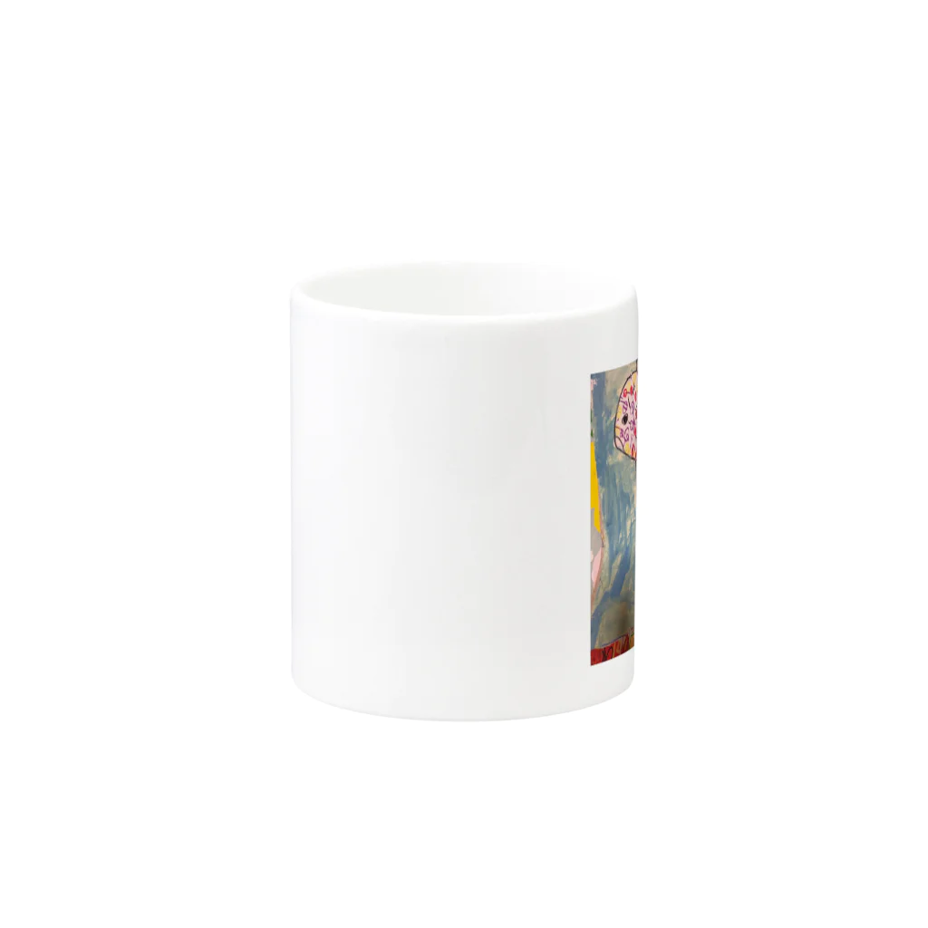 kinoko marketの恐竜くんマグ Mug :other side of the handle