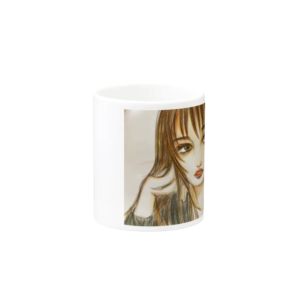 ももかんのおんなのこ Mug :other side of the handle